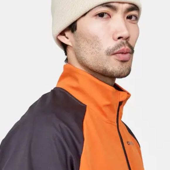 CRAFT Canada CORE Glide Block Jacket M-Chestnut/Slate Mens sz L - Picture 4 of 12